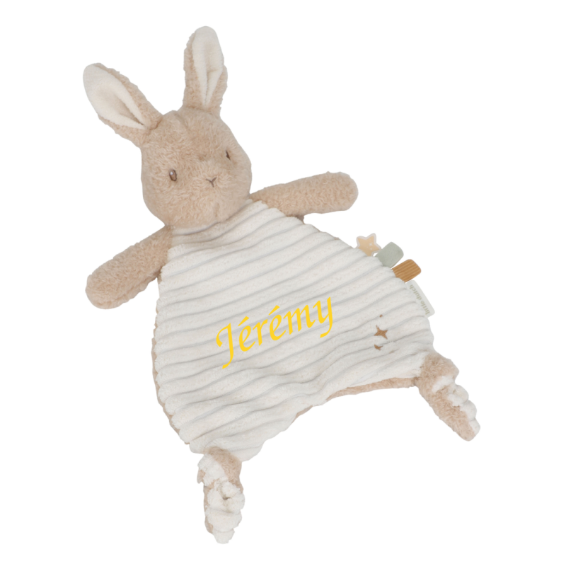  - lapin blanc beige 25 cm 